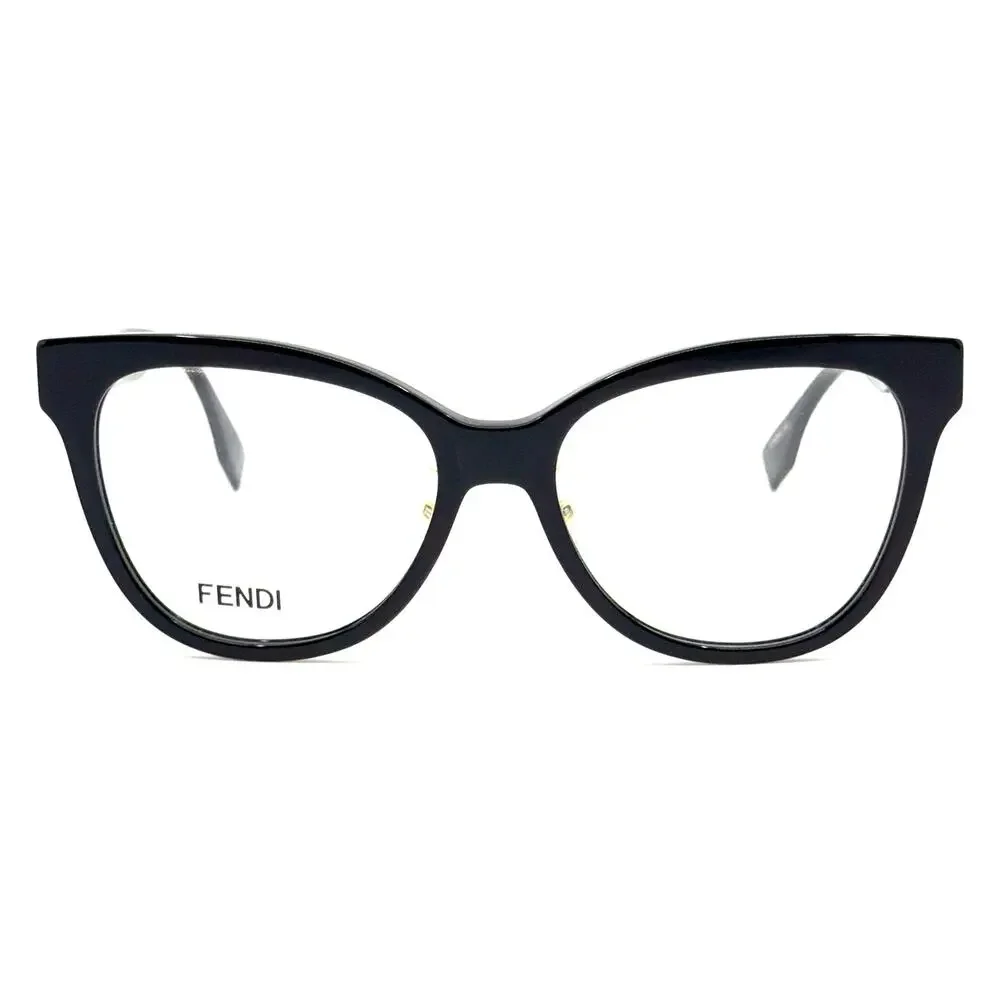 New, FENDI Eyeglasses FE50093F 001 Authentic